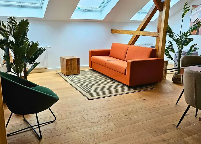 Апартаменты Maremar - Am Ferberturm - Luxus Boxspringbett - Kueche - Arbeitsplatz - Wlan Гера