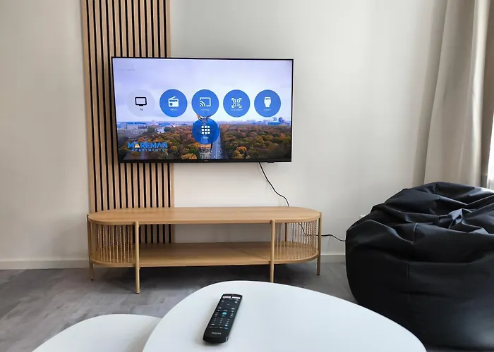 Maremar - Am Ferberturm - Luxus Boxspringbett - Kueche - Arbeitsplatz - Wlan Гера